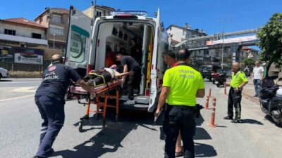 Alaplı ilçesinde yaşanan tek taraflı bir motosiklet kazasında bir kişi