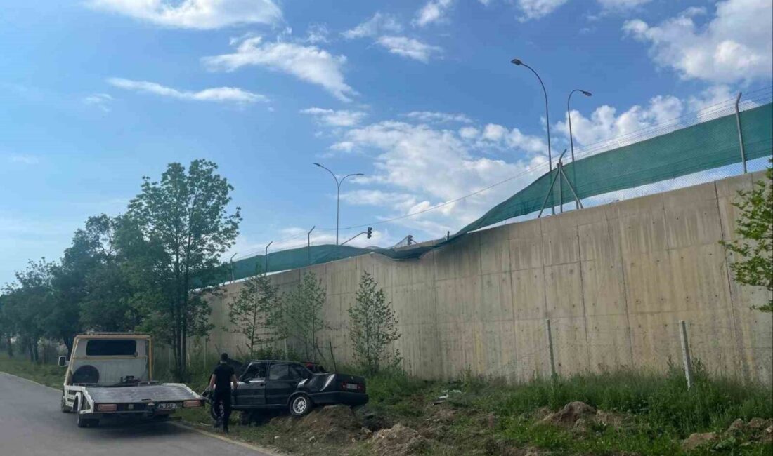 Bilecik’te meydana gelen trafik kazasında alkollü bir sürücü, aracıyla bir