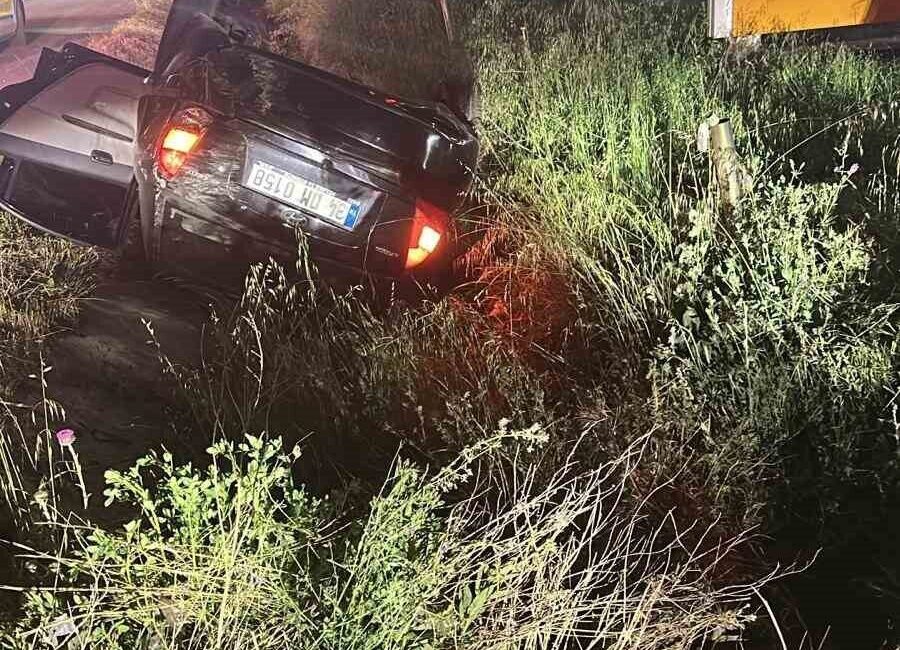 Eskişehir’de meydana gelen bir trafik kazasında sürücüsünün direksiyon hakimiyetini kaybetmesi