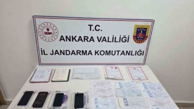 Ankara’da tefecilik yapan bir suç örgütüne yapılan operasyonda 5 kişi