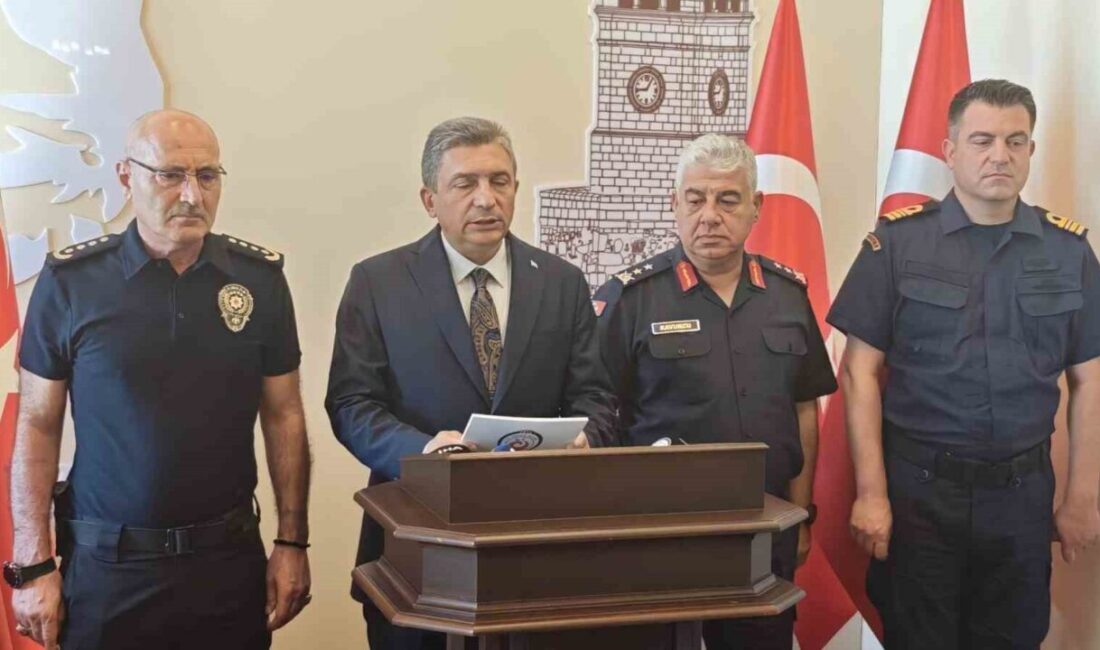 Antalya Valisi Hulusi Şahin, mayıs ayı güvenlik ve asayiş verilerini