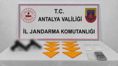 Antalya’nın Döşemealtı ilçesinde gerçekleştirilen operasyonda jandarma ekipleri tarafından yakalanan şüpheli