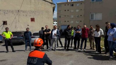 Ardahan İl Afet ve Acil Durum Müdürlüğü (AFAD) personeli, emniyet