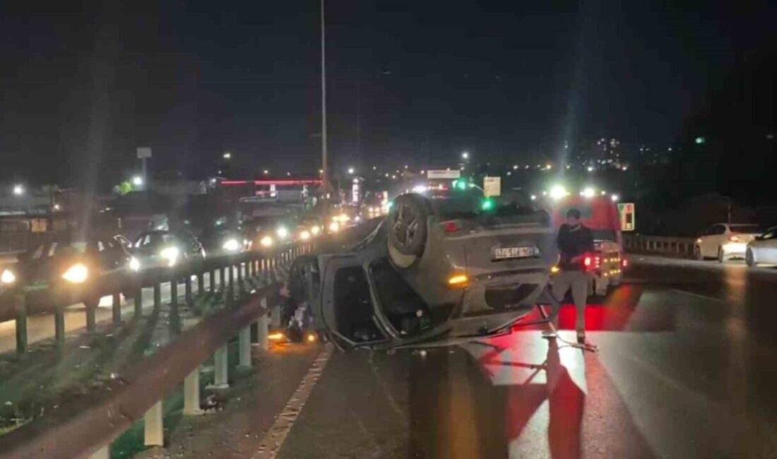 İstanbul Arnavutköy ilçesinde meydana gelen trafik kazasında, seyir halindeki 2
