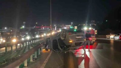 İstanbul Arnavutköy ilçesinde meydana gelen trafik kazasında, seyir halindeki 2