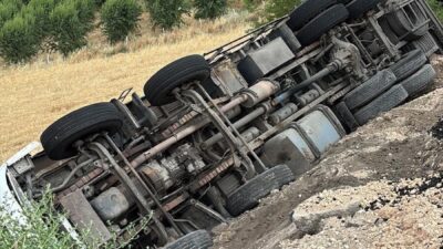 Adıyaman’ın Kahta ilçesinde meydana gelen bir olayda, arpa yüklü bir