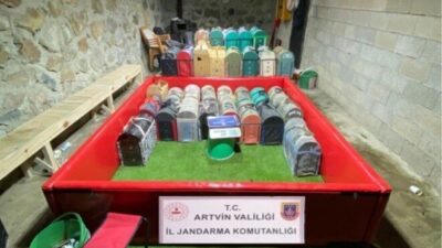 Artvin’in Yusufeli ilçesinde horoz dövüşü düzenleyerek illegal bahis oynatan şahıslara