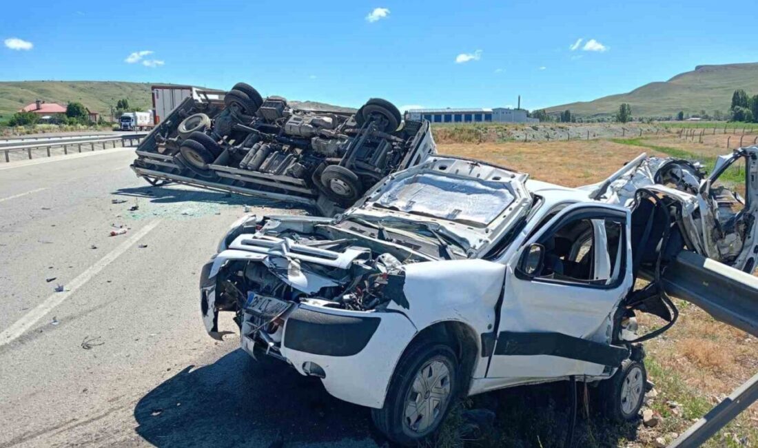 Erzurum’un Aşkale ilçesinde meydana gelen trafik kazasında 1 kişi ağır