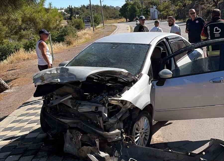Balıkesir’in Ayvalık ilçesine bağlı Küçükköy Mahallesi Sarımsaklı girişinde meydana gelen