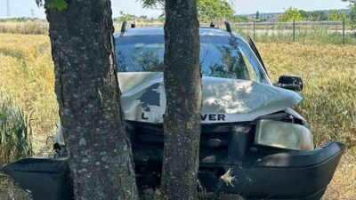 Kırklareli’nin Babaeski ilçesinde meydana gelen trafik kazasında, bir otomobil sürücüsü