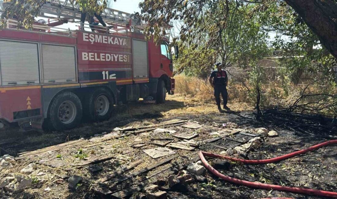 Aksaray’ın Eskil ilçesine bağlı Eşmekaya beldesinde Hasan Ölmez’e ait müstakil