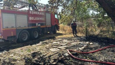 Aksaray’ın Eskil ilçesine bağlı Eşmekaya beldesinde Hasan Ölmez’e ait müstakil