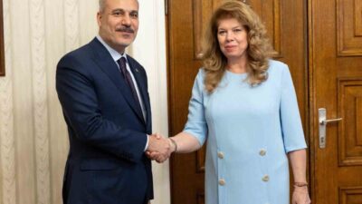 Türkiye Dışişleri Bakanı Hakan Fidan, Bulgaristan’ın başkenti Sofya’da Bulgaristan Cumhurbaşkanı