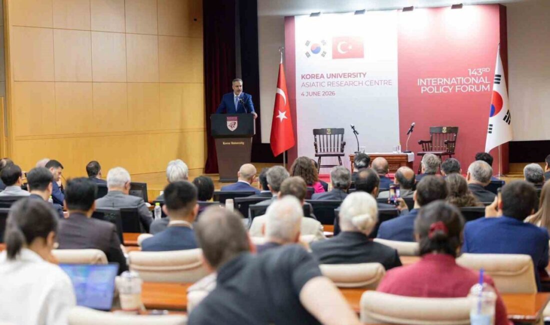 Türkiye Dışişleri Bakanı Hakan Fidan, Seul’de Kore Üniversitesi tarafından düzenlenen