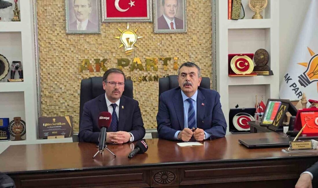 Milli Eğitim Bakanı Yusuf Tekin, Yozgat’taki ziyareti sırasında AK Parti