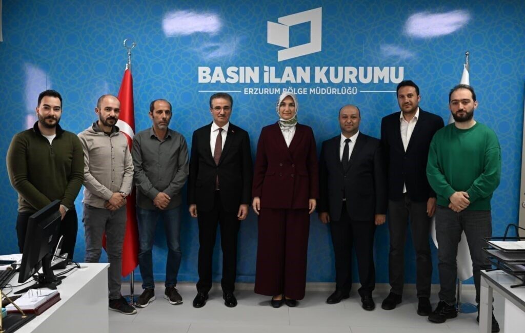 İçişleri Bakan Yardımcısı Kübra Güran Yiğitbaşı, Erzurum’da Basın İlan Kurumu’nun