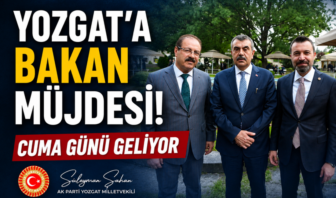 Milli Eğitim Bakanı Yusuf Tekin’in Yozgat’a resmi bir ziyaret gerçekleştireceği