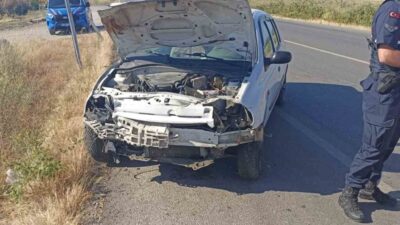 Balıkesir’in Savaştepe ilçesinde meydana gelen çift taraflı trafik kazasında, 1’i