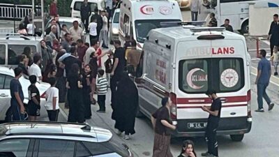 Ankara’nın Akyurt ilçesinde bulunan bir apartman dairesinin balkonundan düşen 1