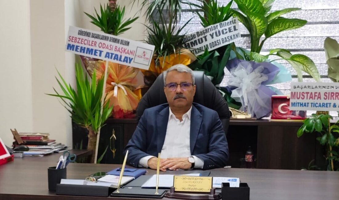 Adıyaman Esnaf ve Sanatkarlar Odaları Birliği Başkanı Ziya Duranay, vergi