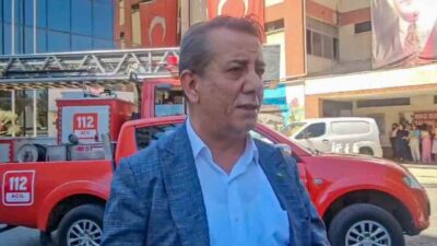 Efeler Belediyesi hizmet binasının en üst katında meydana gelen küçük