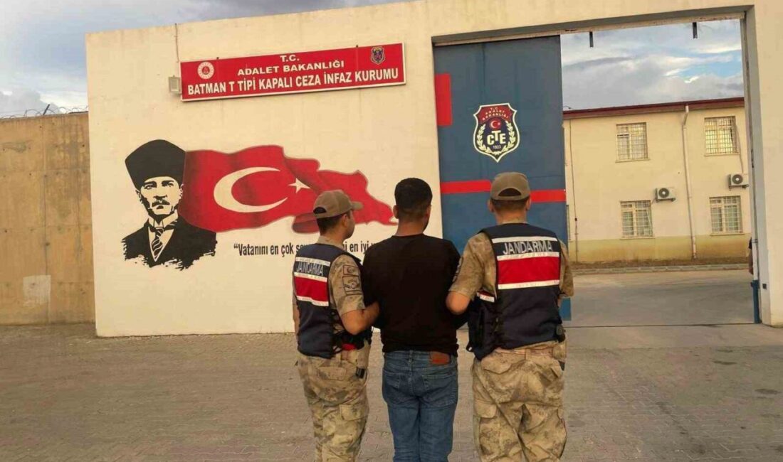 Batman’da hapis cezaları kesinleşmiş 38 kişi, jandarma tarafından yakalanarak cezaevine