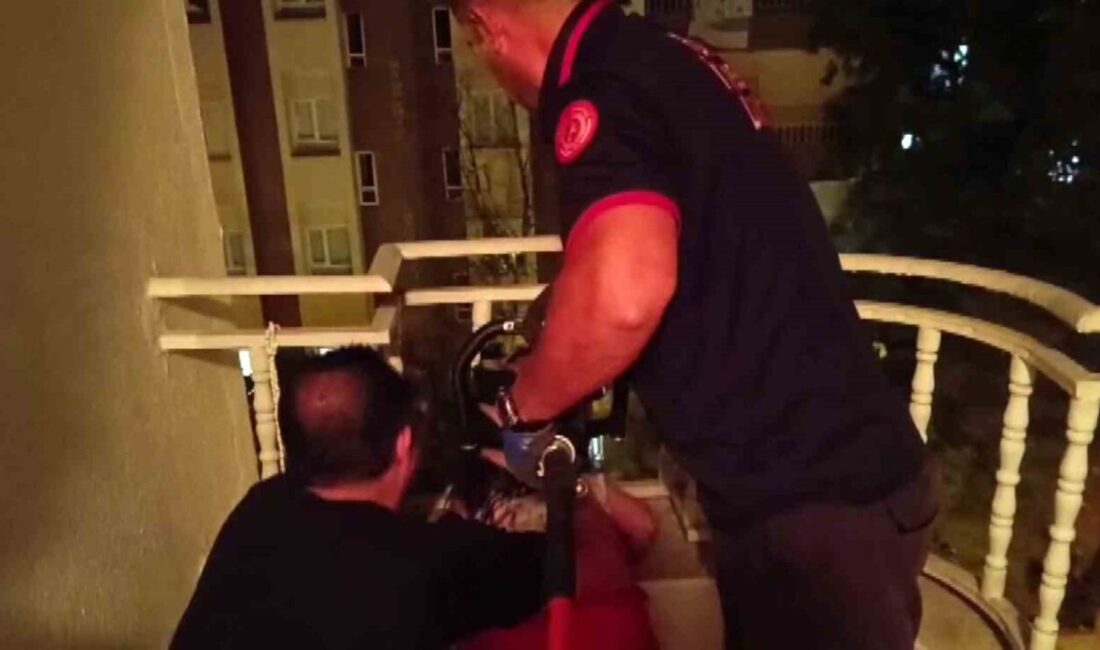 Batman merkez Kültür Mahallesi’nde 4 yaşındaki bir kız çocuğu, balkon