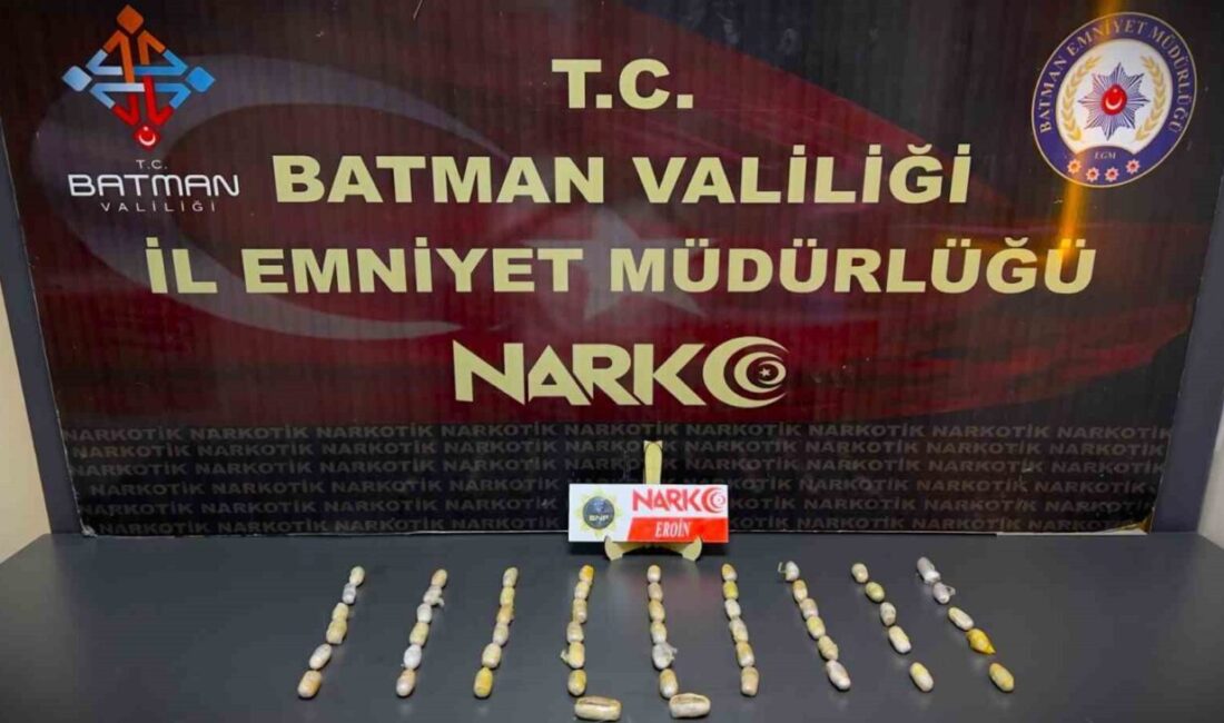 Batman’da polis ekipleri tarafından durdurulan bir yolcu otobüsünde, yabancı uyruklu