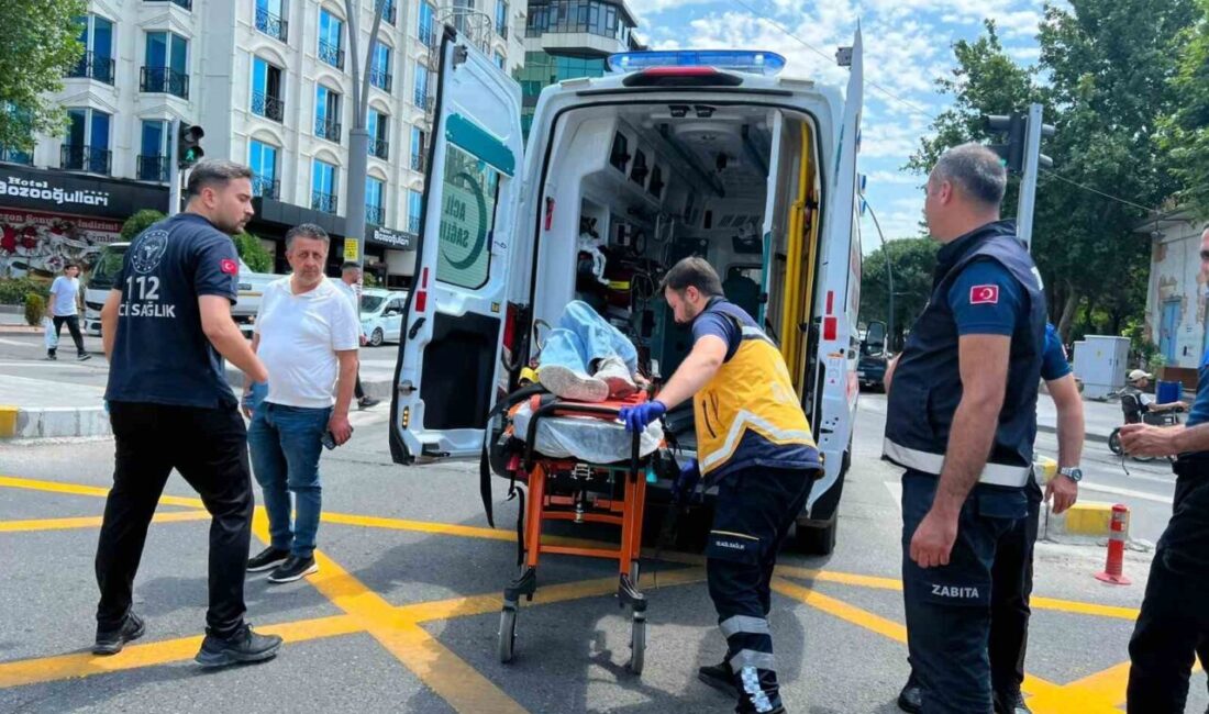 Batman’da meydana gelen bir motosiklet kazasında sürücü ile bir yayaya
