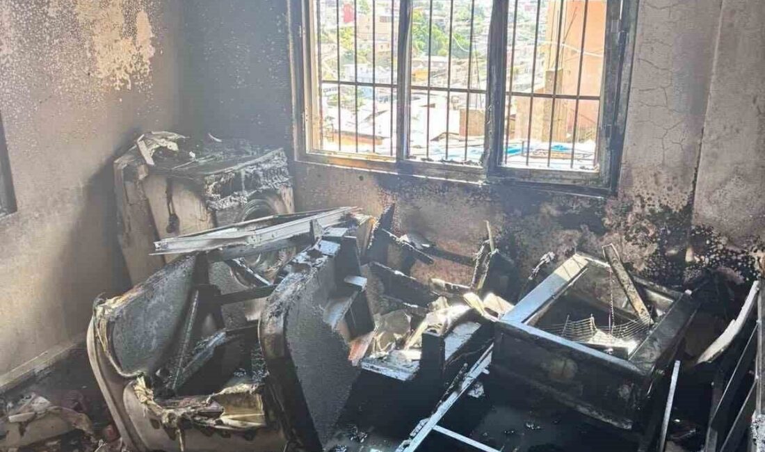 Belen ilçesinde bir müstakil evde meydana gelen yangın kısa sürede