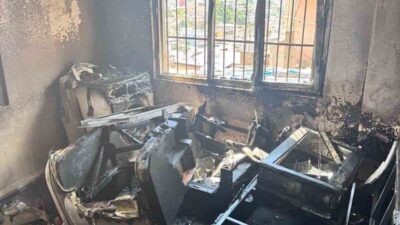 Belen ilçesinde bir müstakil evde meydana gelen yangın kısa sürede
