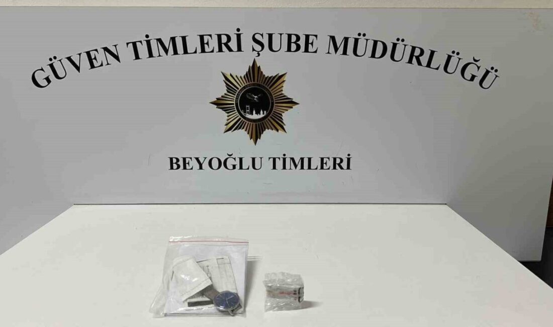 Beyoğlu ilçesinde kargo dağıtımı sırasında yaşanan hırsızlık olayıyla ilgili şüpheli,