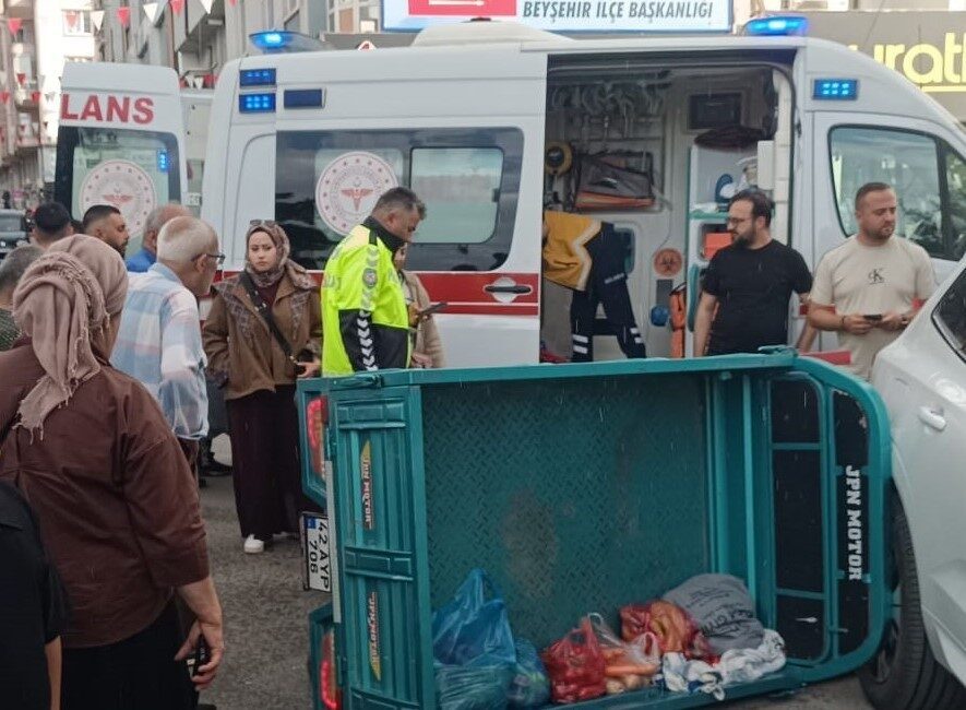 Konya’nın Beyşehir ilçesinde meydana gelen iki ayrı trafik kazasında toplamda