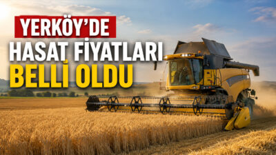 Hasat sezonunun yaklaşmasıyla birlikte Yerköylü üreticilerin merakla beklediği haber geldi.