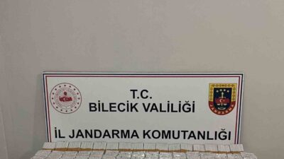 Pazaryeri ilçesinde, Bilecik İl Jandarma Komutanlığı Kaçakçılık ve Organize Suçlarla