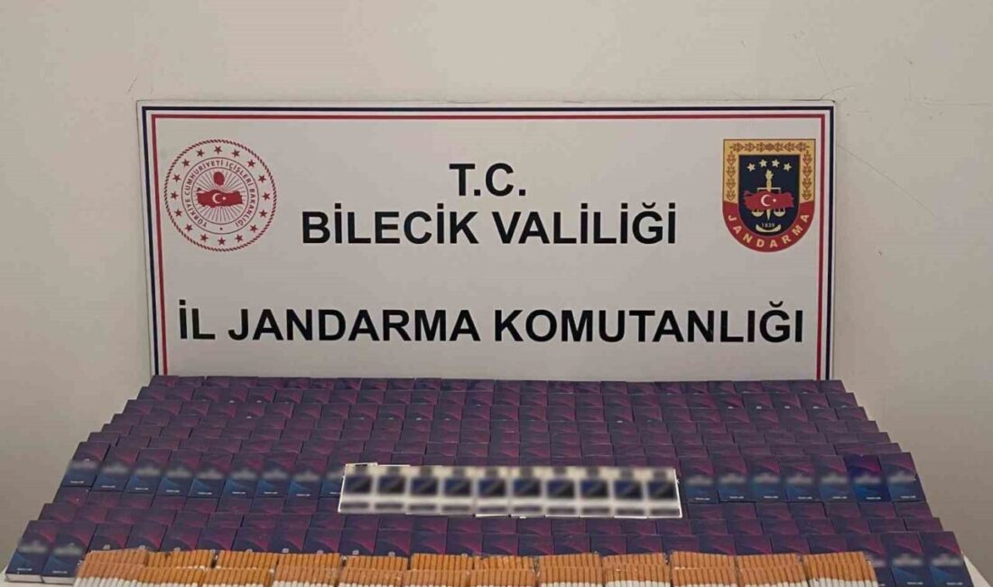 Bilecik’in Söğüt ilçesinde jandarma tarafından gerçekleştirilen operasyonda 9 bin 900