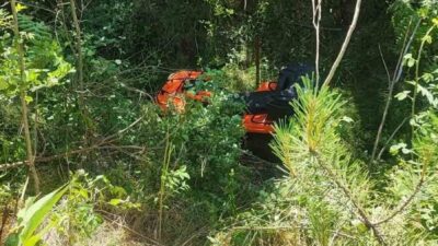 Bilecik ilinde meydana gelen bir trafik kazasında, kontrolü kaybedilen bir