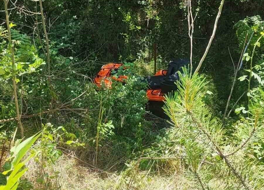 Bilecik ilinde meydana gelen bir trafik kazasında, kontrolü kaybedilen bir