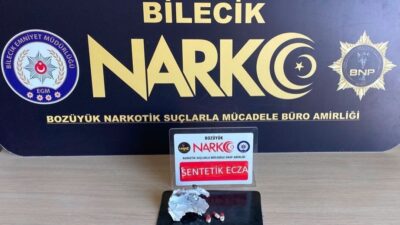 Bilecik’in Bozüyük ilçesinde, Narkotik Büro Amirliği ekipleri tarafından gerçekleştirilen bir