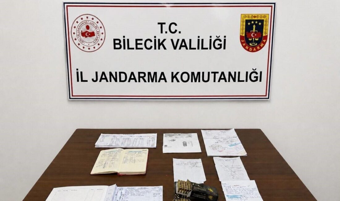Bilecik’te jandarma tarafından gerçekleştirilen operasyonda tefecilik faaliyetlerine yönelik önemli bir
