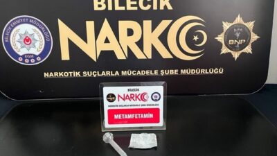 Bilecik’te gerçekleştirilen uyuşturucu operasyonunda bir kişi gözaltına alındı. Bilecik İl