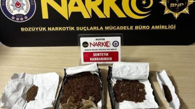 Bozüyük ilçesindeki operasyonda polis, bir ikamette yapılan aramada sentetik kannabinoid