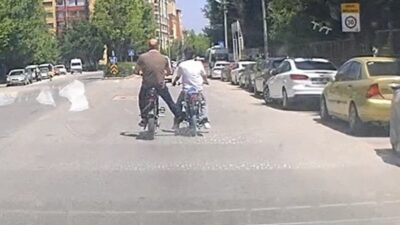 Eskişehir’de, Odunpazarı ilçesinde bulunan Sarper Caddesi’nde, bir kişinin, yeni satın
