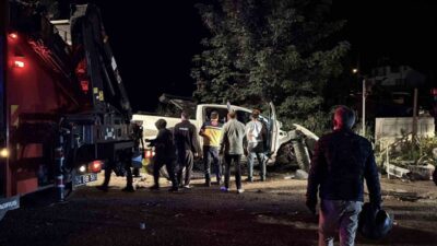Bolu’da D-100 kara yolunda meydana gelen trafik kazasında, bir hafriyat