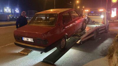 Bolu’da polis ekiplerinin “dur” ihtarına uymayarak kaçan sürücü, 2 kilometrelik
