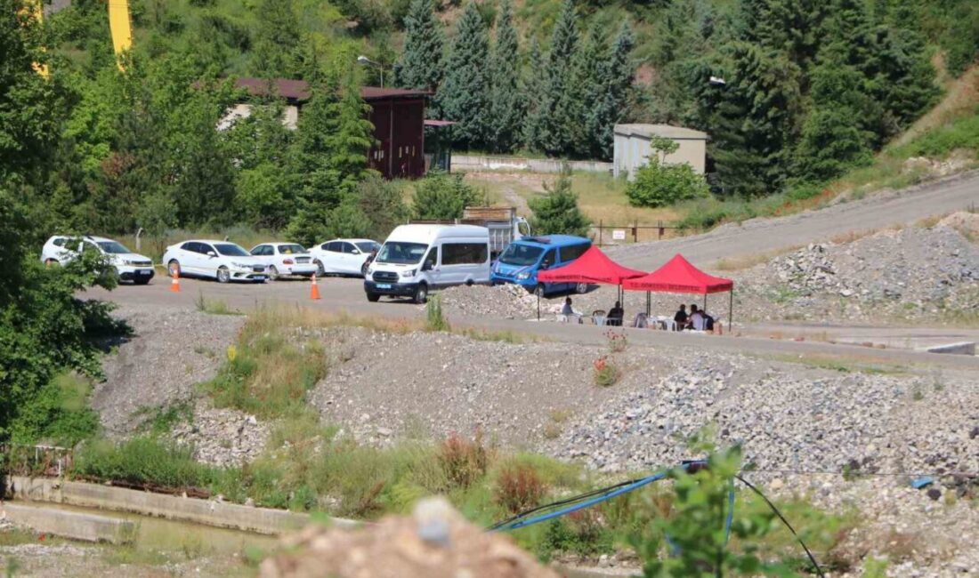 Bolu’nun Mengen ilçesinde özel bir maden ocağında meydana gelen göçük