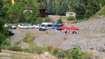 Bolu’nun Mengen ilçesinde özel bir maden ocağında meydana gelen göçük