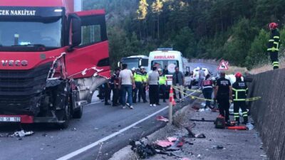 Bucak ilçesinde meydana gelen trafik kazasında bir kişi öldü ve