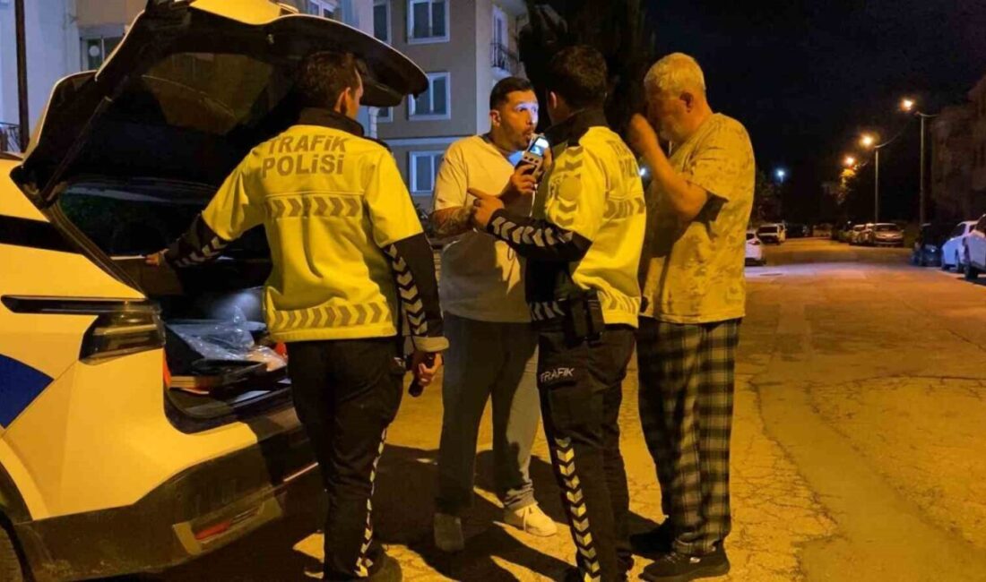 İnegöl ilçesinde meydana gelen maddi hasarlı trafik kazasının ardından alkollü