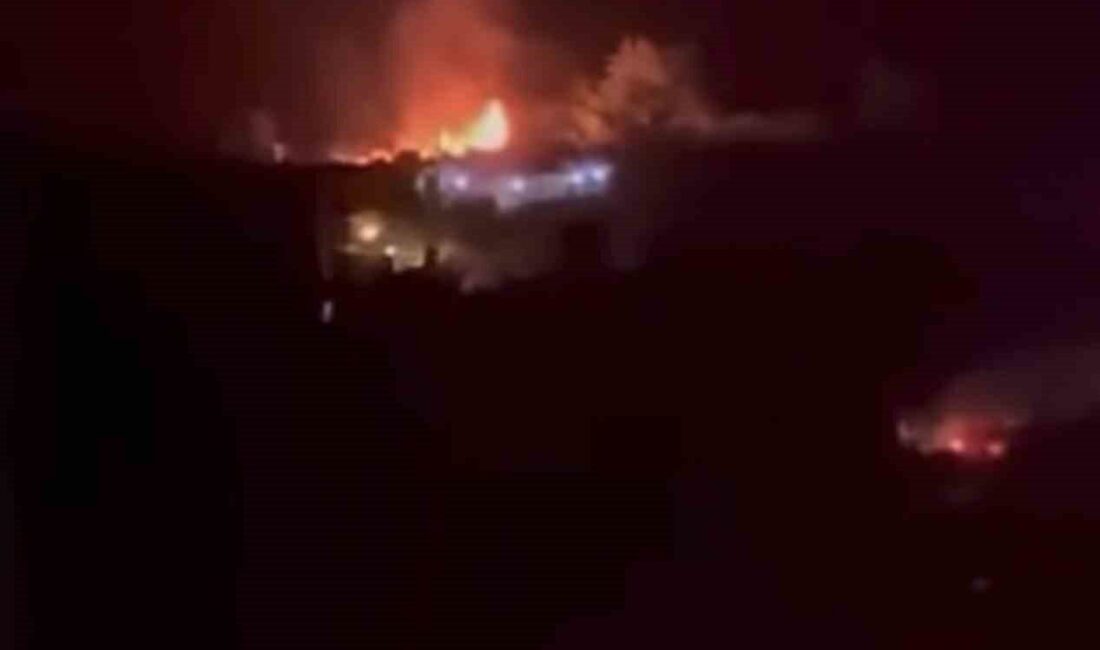 Bursa’da, Nilüfer ilçesinde bir bağ evinde meydana gelen yangın, korku